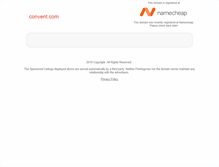 Tablet Screenshot of convent.com